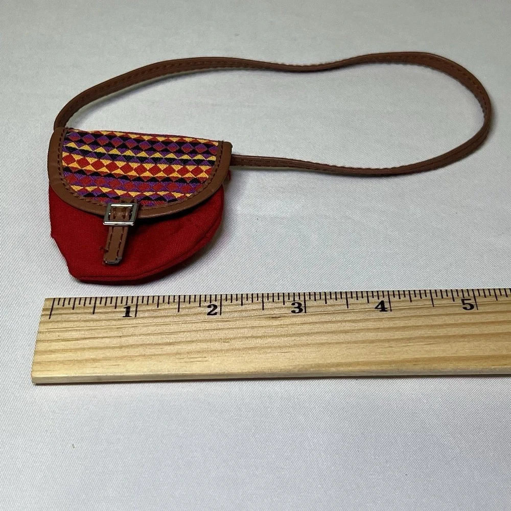 American Girl Saige Copeland Saige's Meet Accessories Red Southwestern Geo Purse